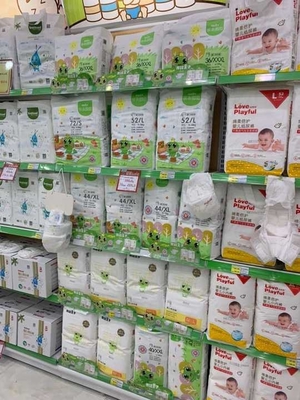 100% 면 소재 일회용 아기 기저귀 부드러운 아기 바지