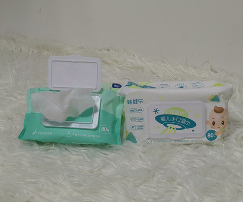 민감한 갓 태어난 비 알콜올 중독 환자를 위한 친절한 언샌티드 부드러운 면 버릴 수 있는 습식 와이퍼지