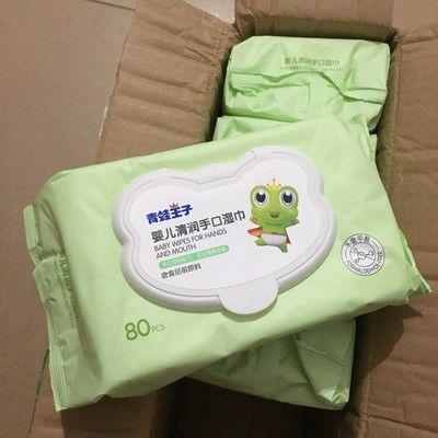 만화 방식 유기적 민감성 피부 아기 습식 와이퍼지 관습 꽉 찬 1 내지 100 pc