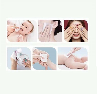 매일 사용을 위한 아기 얼굴 처분할 수 있는 건조한 조직 100%년 면