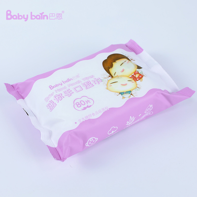 부드러운 버릴 수 있는 습식 와이퍼지 신생아들은 습식 와이퍼지를 어린애처럼 다룹니다