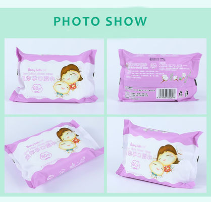 버릴 수 있는 자연적 유기적 민감한 베이비 와이프 미생물에 의해 분해된 99.9% 정제수