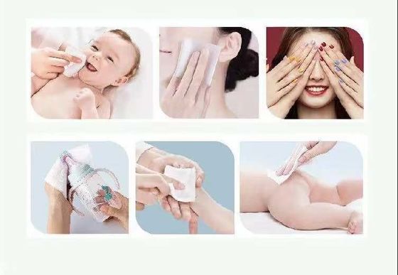 유기적인 OEM 이동 닦기 유리 오일은 개인 라벨 얼굴 마른 면 조직 닦기를 제거하여 구성합니다