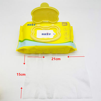 근거하는 과민한 신생 피부 생물 분해성 처분할 수 있는 물티슈 저자극성 식물