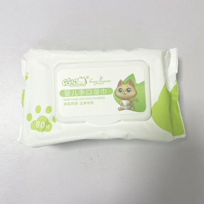 표면 세정 입과 손을 위한 OEM 다기능 가지고 다닐 수 있는 버릴 수 있는 습식 와이퍼지