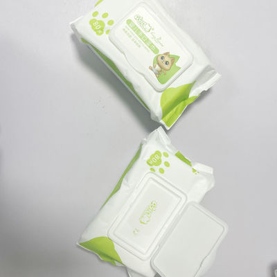 물티슈 80은 뚜껑이 있는 부드러운 부직포 아기 물티슈를 당깁니다.