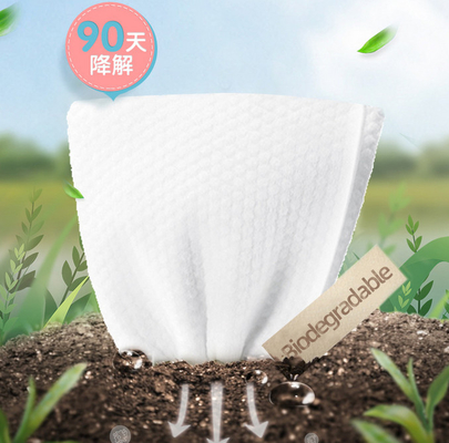 건조하고 젖은 사용을 위한 주문 연약한 면 처분할 수 있는 매일 정화 얼굴 Towelettes