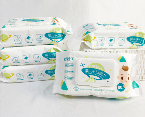 OEM 미니 물티슈 휴대용 파우치 10개 어린이용 일회용 물티슈