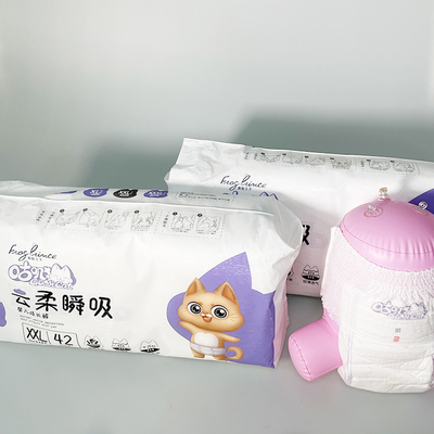 편안한 풀업 바지 일회용 기저귀 베이비 소프트 통기성