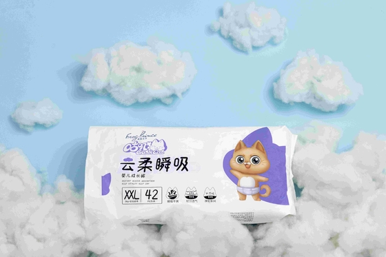 일본 일회용 아기 기저귀 소형 팩 프리마 사이즈 2 무료 샘플 등급 A