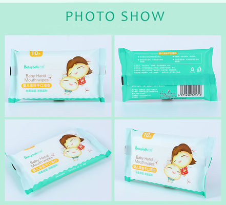 유기적 아기 저장고 워터 닦기를 청소하는 스펀레이스 짠 것이 아닌 소프트