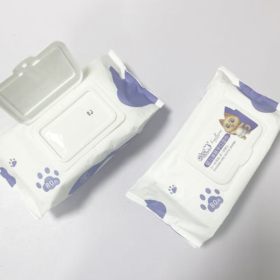 유아양호를 위한 정제수 미생물에 의해 분해된 부직포 언샌티드 습식 와이퍼지 80 PC