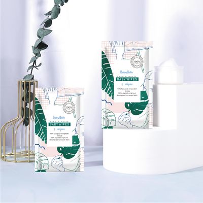 맞춘 버릴 수 있는 스픈레이스 비 우븐 물티슈 논문 아기 두꺼운 습식 와이퍼지