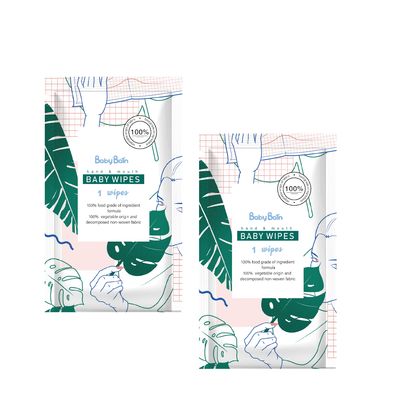 맞춘 버릴 수 있는 스픈레이스 비 우븐 물티슈 논문 아기 두꺼운 습식 와이퍼지