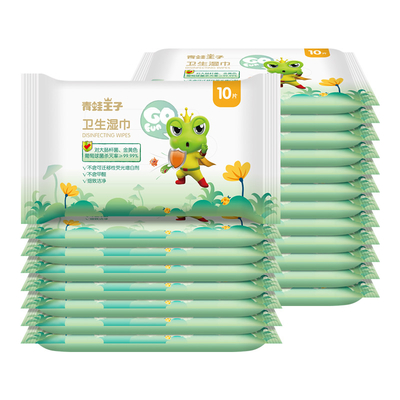 10 PC 값이 싼 버릴 수 있는 개인 라벨 섬세한 Oem 아기 손과 입이 물 습식 와이퍼지를 청소합니다