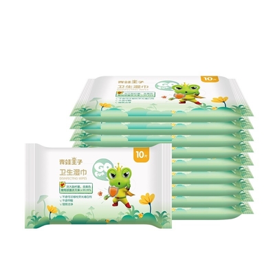 OEM 72 PC 값이 싼 비 우븐 아기들 의료 면 미생물에 의해 분해된 아기 버릴 수 있는 습식 와이퍼지 술 무료 아기 습식 와이퍼지