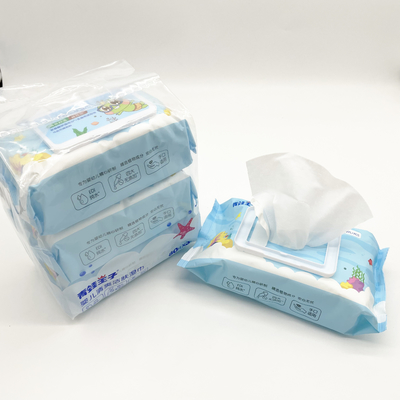 신생아를 위한 세정 습식 와이퍼지 Eco 우호적이 편의시설 소프트 아기 60 ct