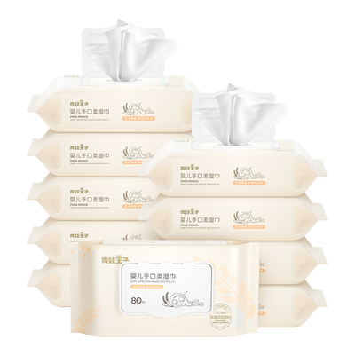 Oem 맞춘 생분해성의 아기 가지고 다닐 수 있는 습식 와이퍼지 개인 라벨 80 PC 워터는 후려칩니다