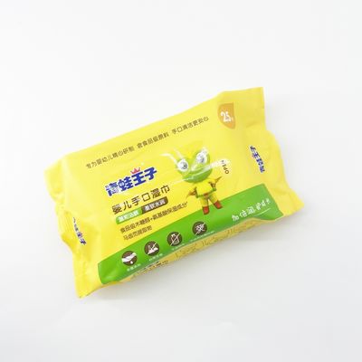 자유로운 버릴 수 있는 아기 조직 습식 와이퍼지 알코올 무료 방향을 청소하는 정제수