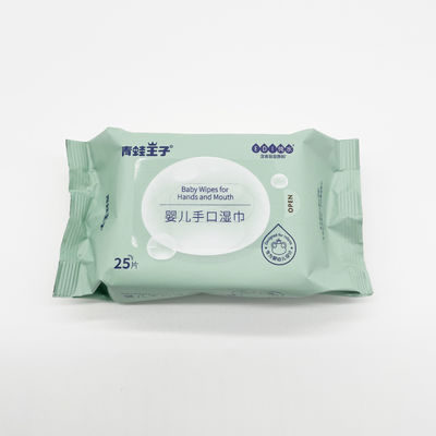 자유로운 버릴 수 있는 아기 조직 습식 와이퍼지 알코올 무료 방향을 청소하는 정제수