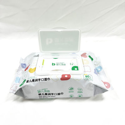 습식인 스픈레이스 구성 아기는 아기를 위해 버릴 수 있는 부직포를 닦습니다