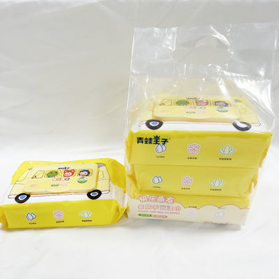 99.5% 수습윤성은 아기 습식 와이퍼지를 위한 손가락 얼굴 아기 수건을 닦습니다