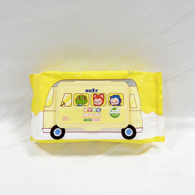 99.5% 수습윤성은 아기 습식 와이퍼지를 위한 손가락 얼굴 아기 수건을 닦습니다