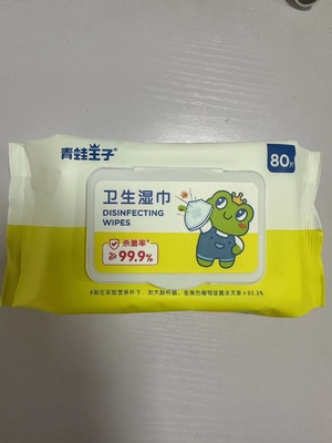 99. 9% 물은 부드럽게 더 따뜻하고 아기 습식 와이퍼지를 청소합니다 후려칩니다