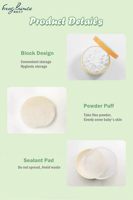 140g 마른 온화한 섬세한 피부 관리 베이비 아이스크림 반대 가려움 활석 분말