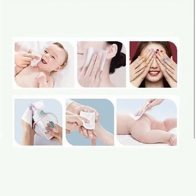 아기들 피부 미용을 위한 면 빈 우븐 버릴 수 있는 건식 와이프