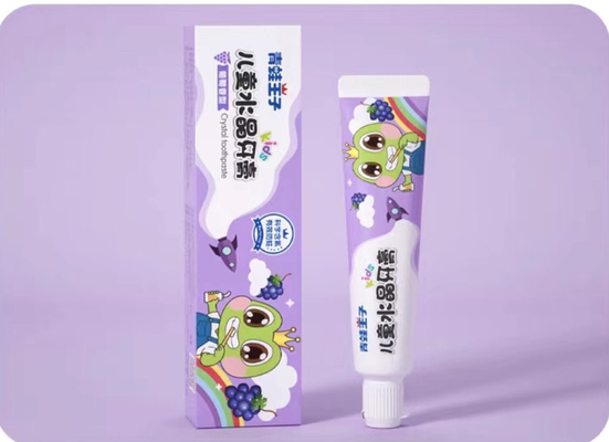자주빛 포도 구강 위생학 도구 미백 치아 어떤 설탕도 치약을 추가하지 않았습니다