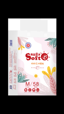 습윤 지시제 360은' 바지 -위로 일회용 아기 기저귀에 탄성 허리 밴드 당기기를 장착합니다