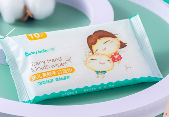 Lid와 열린 테이프 버릴 수 있는 습식 와이퍼지 80 PC 20%Viscose 80%Polymer로