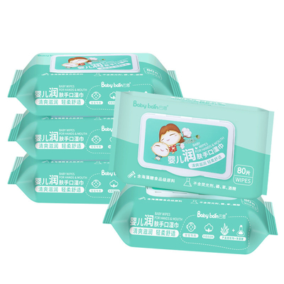 OEM ODM 버릴 수 있는 습식 와이퍼지 80 PC