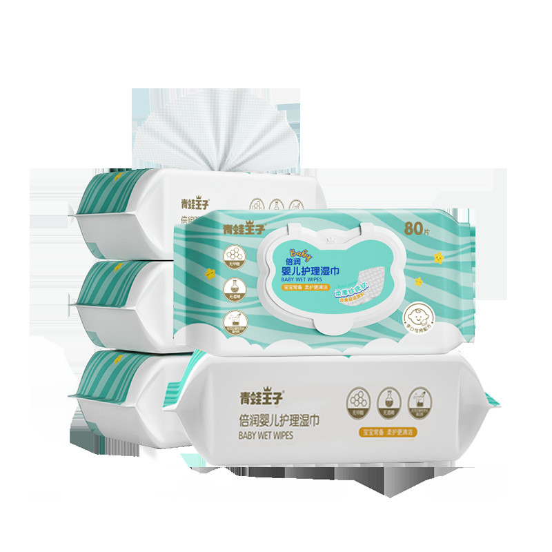 아기 손 구강 세정을 위한 개인 라벨 Oem 부드러운 습식 와이퍼지 버릴 수 있는 민감한 80Pcs