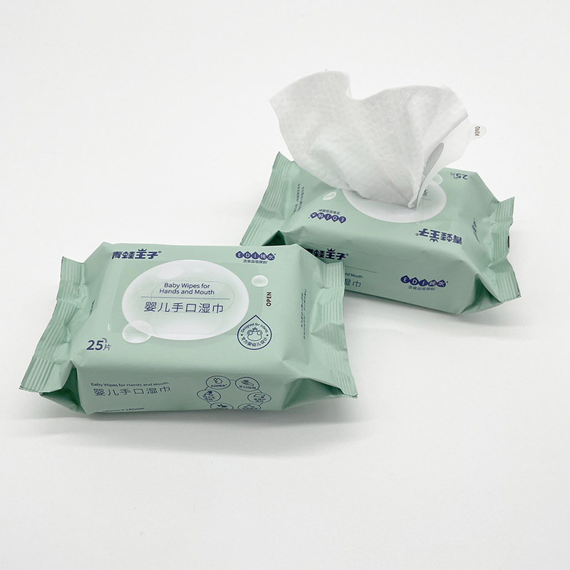 25 모든 연령을 위한 순수한 물 Eco 친절한 생물 분해성 유기 아기 젖은 닦음