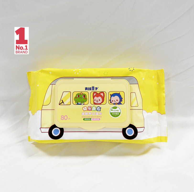 99.5% 수습윤성은 아기 습식 와이퍼지를 위한 손가락 얼굴 아기 수건을 닦습니다