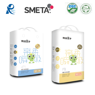 ODM OEM 건조 표면 일회용 아기 기저귀 3D 새지 않는 매직 테이프